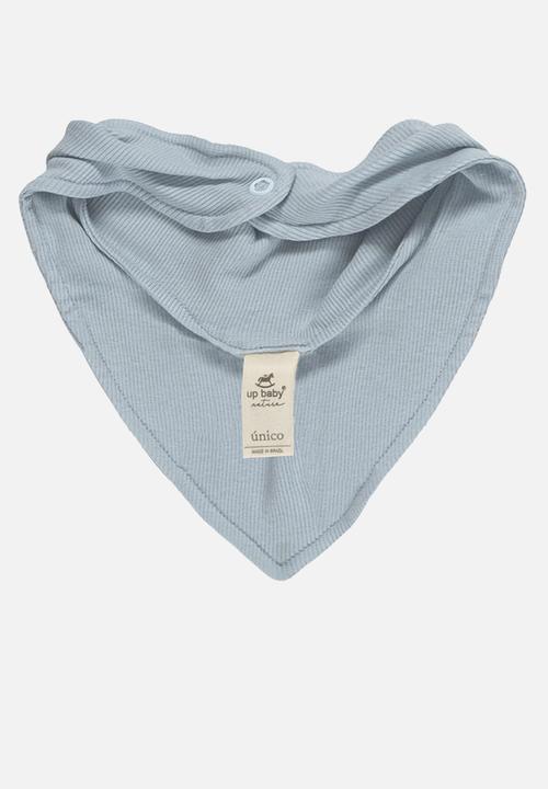 UP Baby - Ribbed bib - light blue