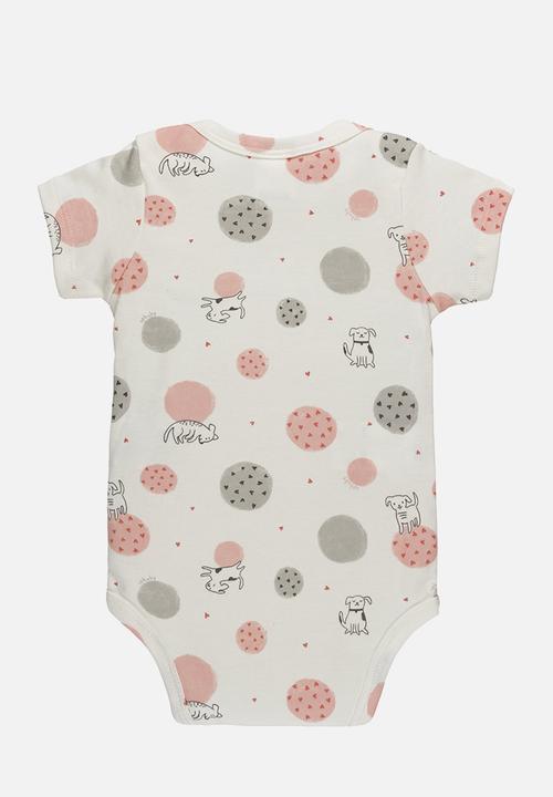 UP Baby - Cotton bodysuit - off white