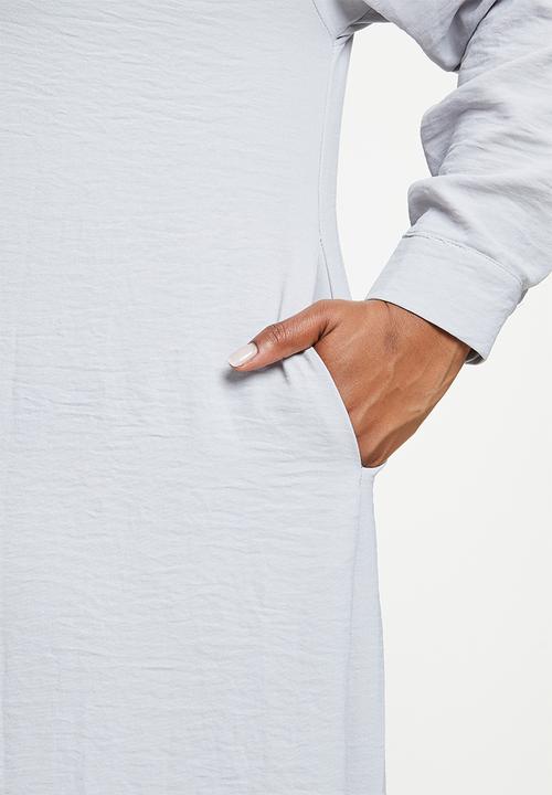dailyfriday - Maxi shirt dress2 - grey
