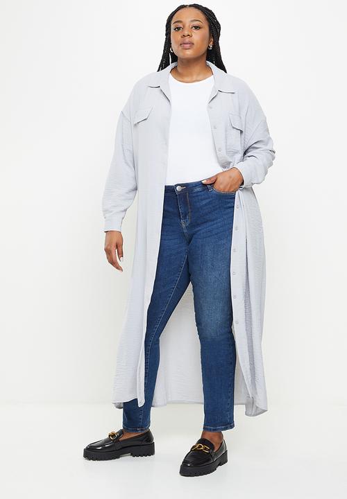 dailyfriday - Maxi shirt dress2 - grey