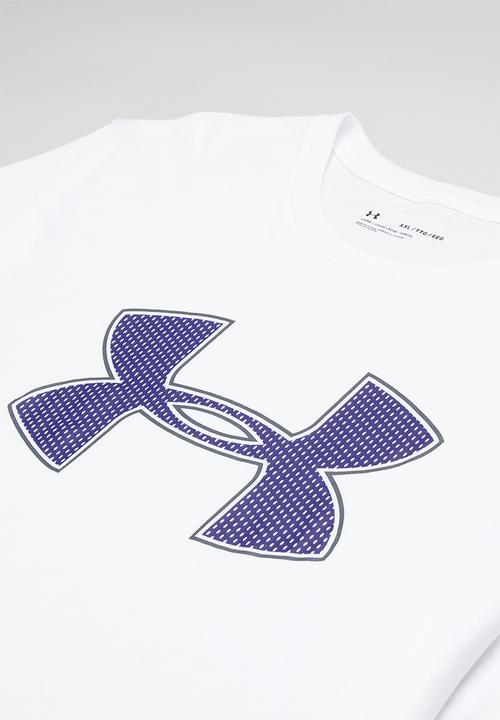 Under Armour - UA big logo tee  - white