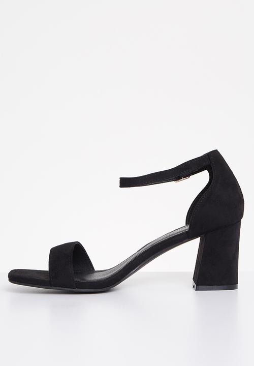 Superbalist - Carrie open block heel - black