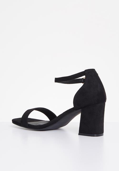 Superbalist - Carrie open block heel - black
