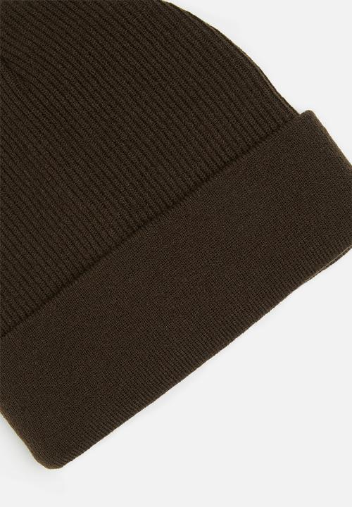 Superbalist - Erik ribbed knit beanie - brown