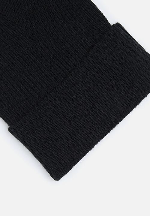 Superbalist - King ribbed knit beanie - black