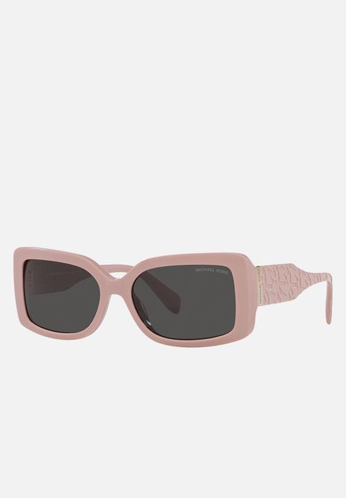 Michael Kors Eyewear - Corfu rectangle sunglasses - pink solid