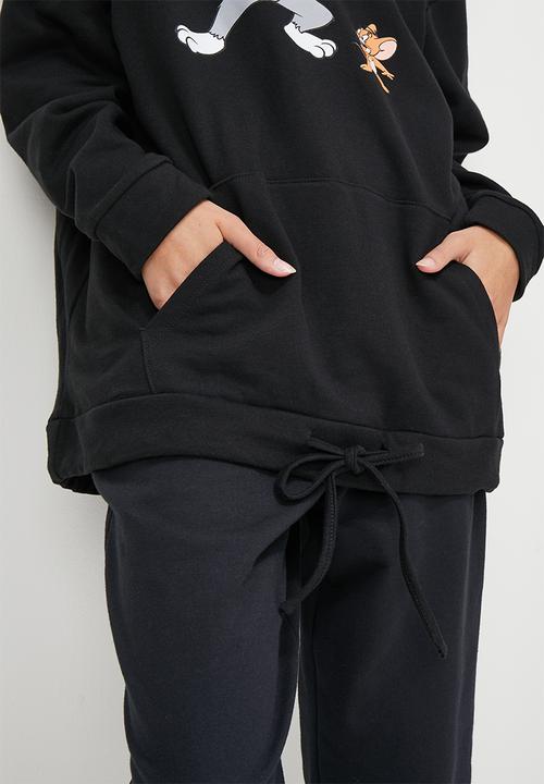 Blake - Co-ord oversized hoodie - black