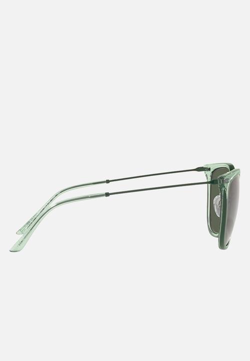Emporio Armani - Emporio armani cat eye frame sunglasses - shiny transparent green