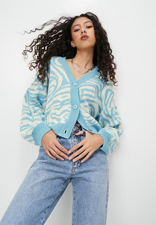 Blake - Printed cardigan - marble