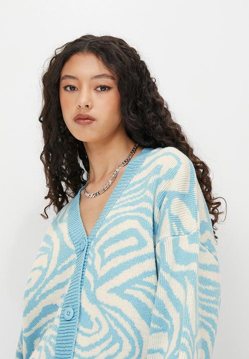 Blake - Printed cardigan - marble