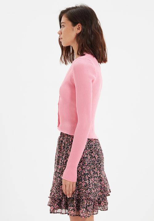 Trendyol - Buttoned cardigan - pink