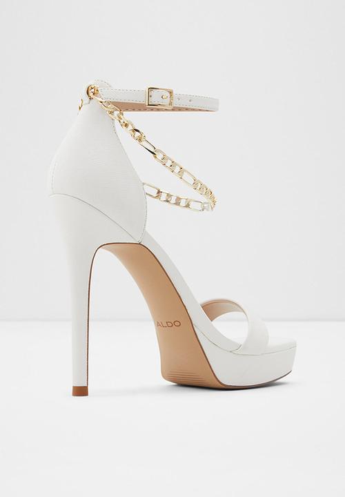 ALDO - Scarlettchain stiletto heel - white