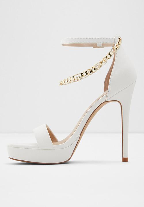 ALDO - Scarlettchain stiletto heel - white