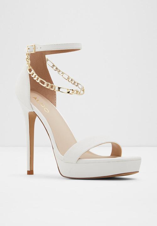 ALDO - Scarlettchain stiletto heel - white