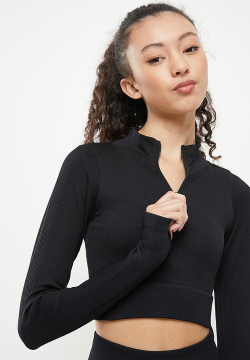 dailyfriday - Long sleeve active set - black