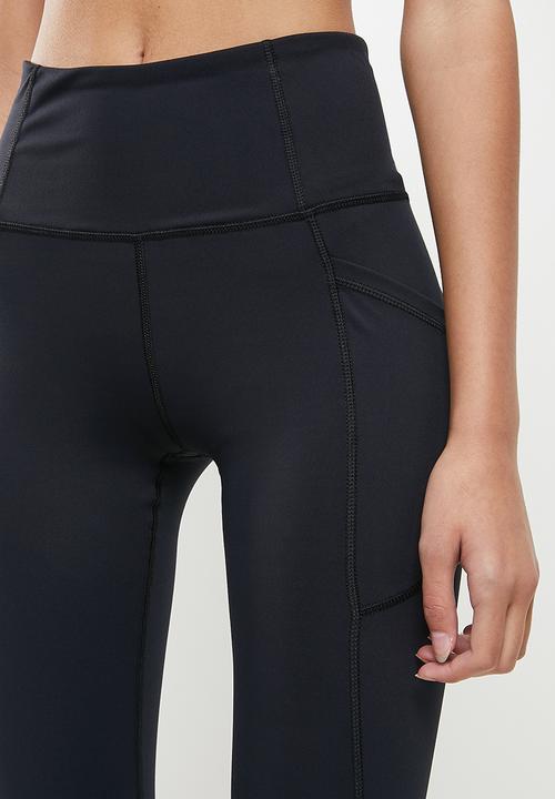 dailyfriday - Mesh insert active leggings - black