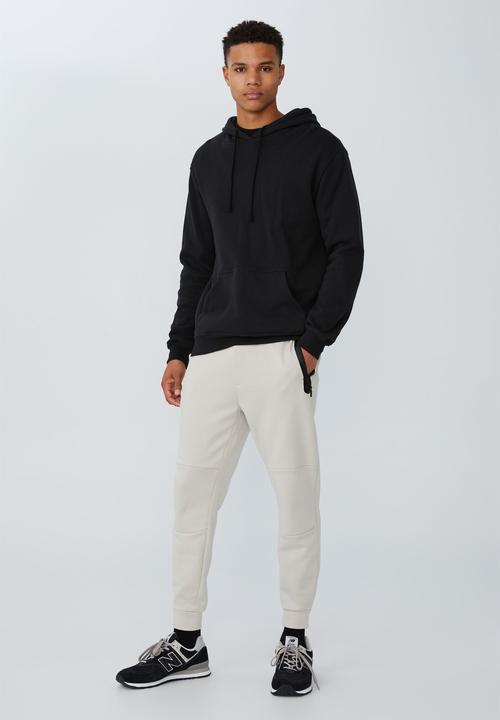 Cotton On - Tech track pant - ivory