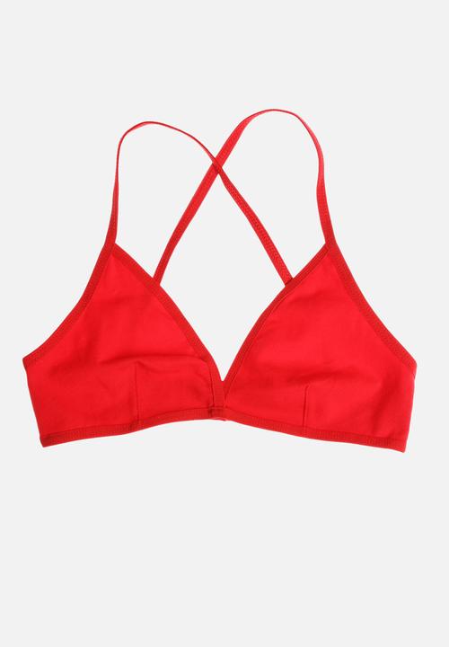 American Apparel - Cotton Spandex Jersey Cross-Back Bra
