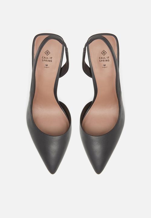 Call It Spring - Balaessi  court heel - black