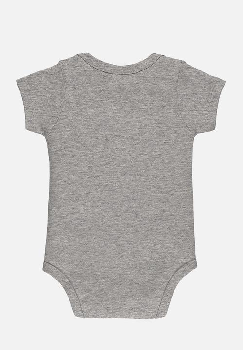 UP Baby - Cotton bodysuit - grey
