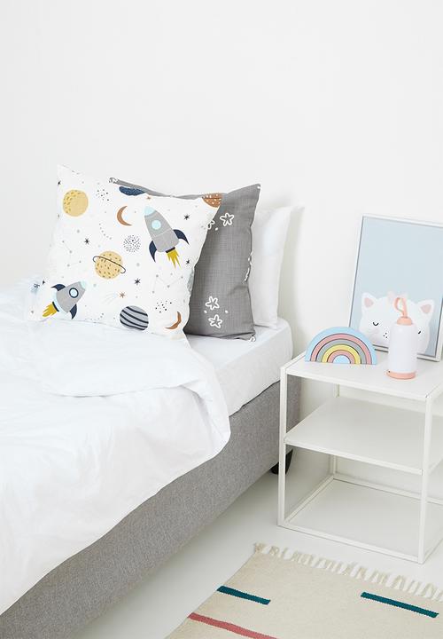 Sixth Floor - Twinkle cushion cover - grey  & white