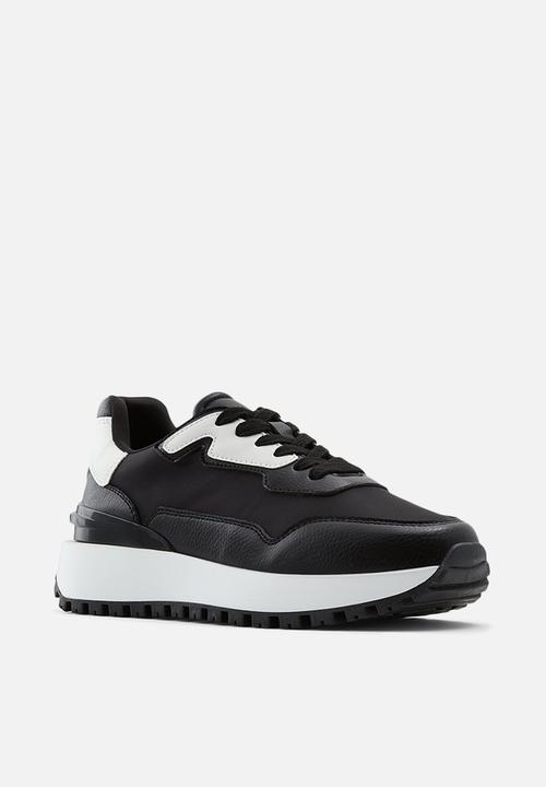 Call It Spring - Vyntage sneaker - black/white
