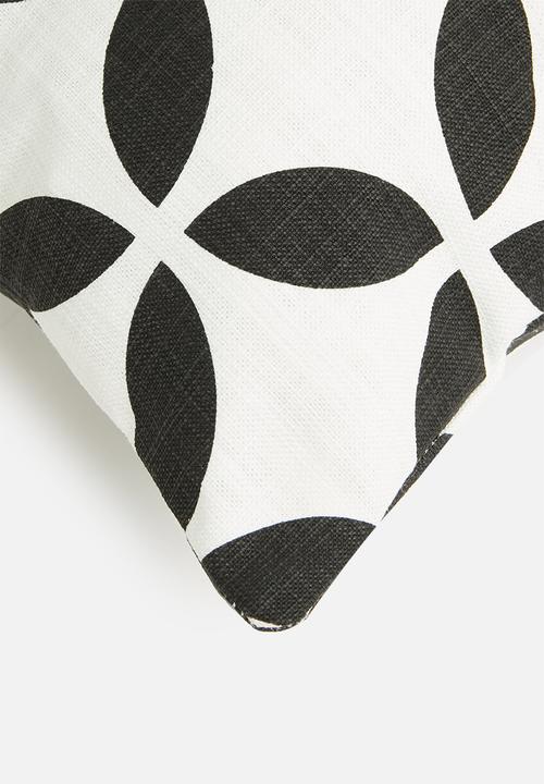 Sixth Floor - Jigsaw cushion cover - black & white
