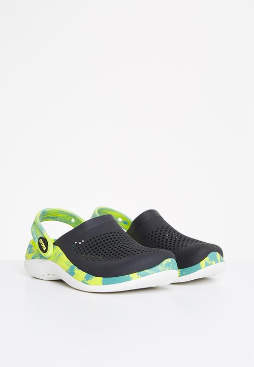 Crocs - Literide 360 marbled clog k - black & multi