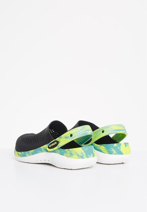 Crocs - Literide 360 marbled clog k - black & multi