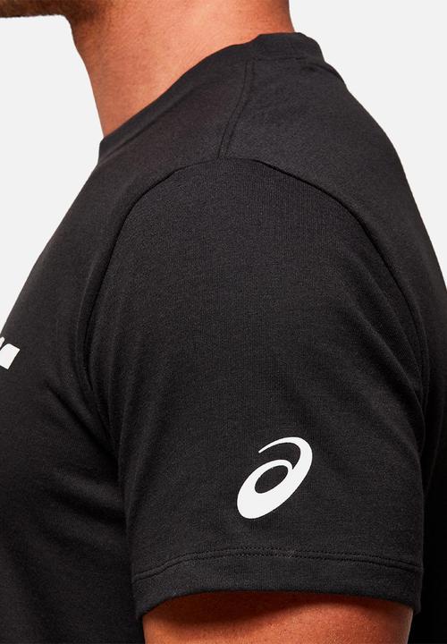 ASICS - Asics big logo tee - performance black & brilliant white