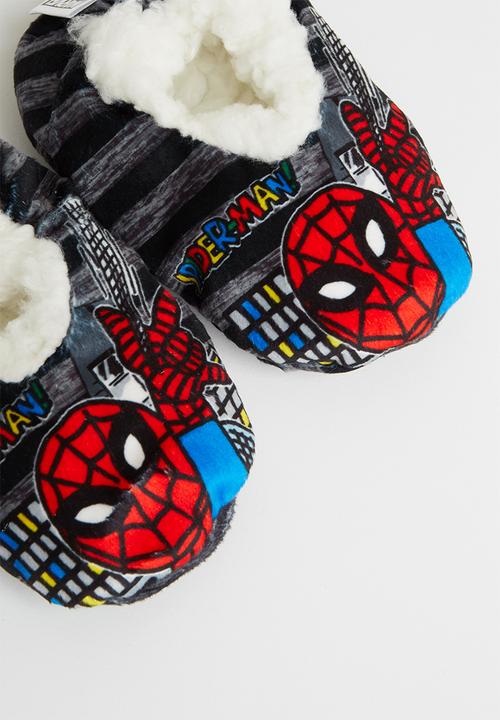 Character Group - Spider-man sherpa slippers - grey