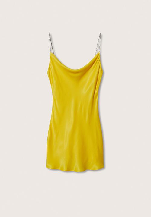 MANGO - Dress brit - yellow