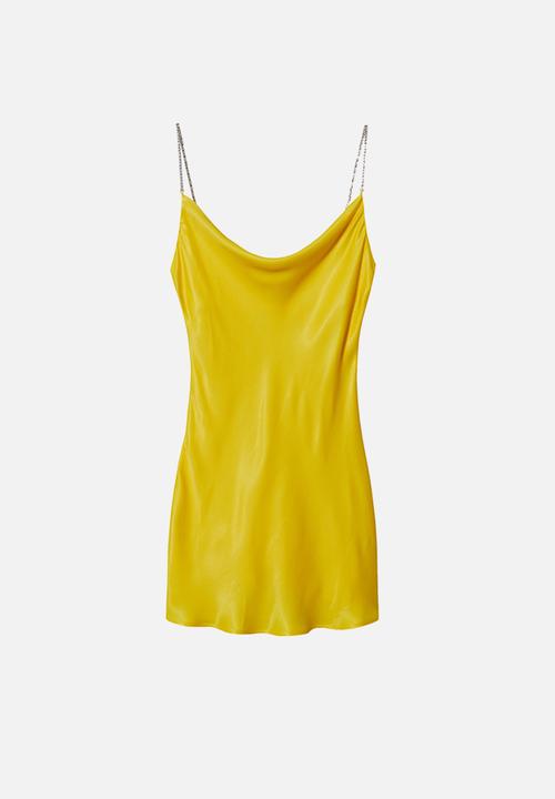 MANGO - Dress brit - yellow