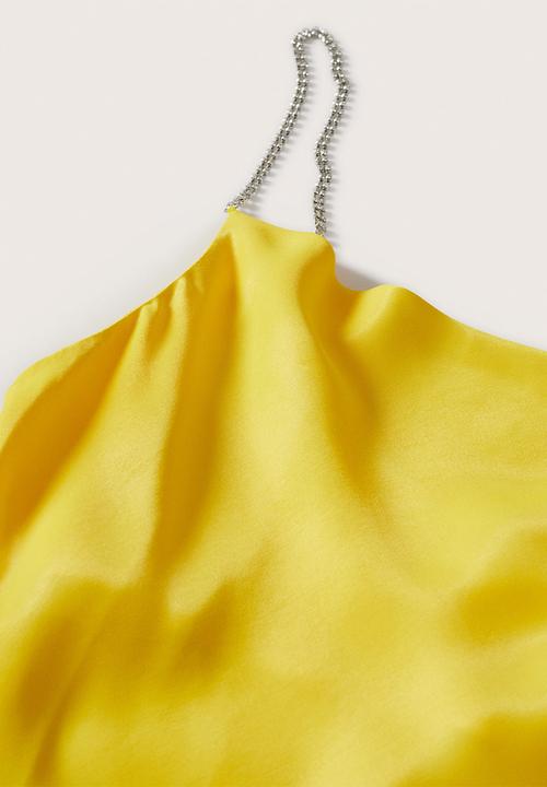 MANGO - Dress brit - yellow