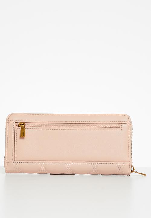 GUESS - Triana slg large zip around - blush