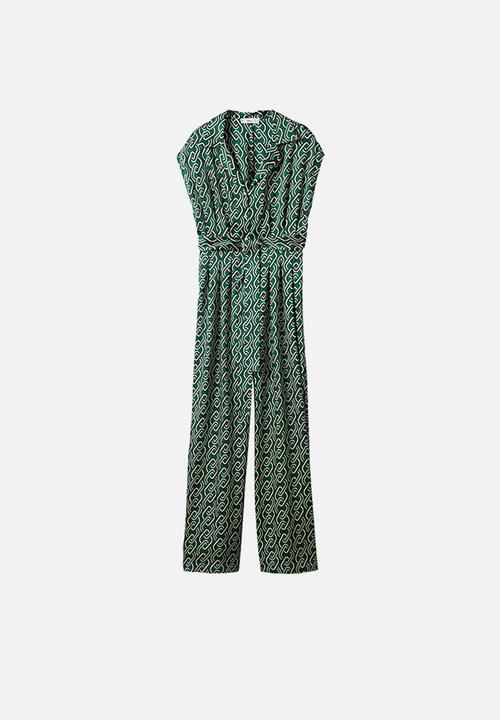 MANGO - One-piece suit chain - green