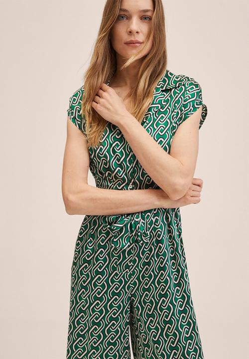 MANGO - One-piece suit chain - green