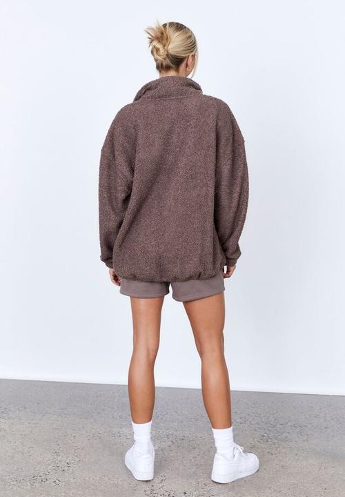 Factorie - Teddy pullover - burnt iron