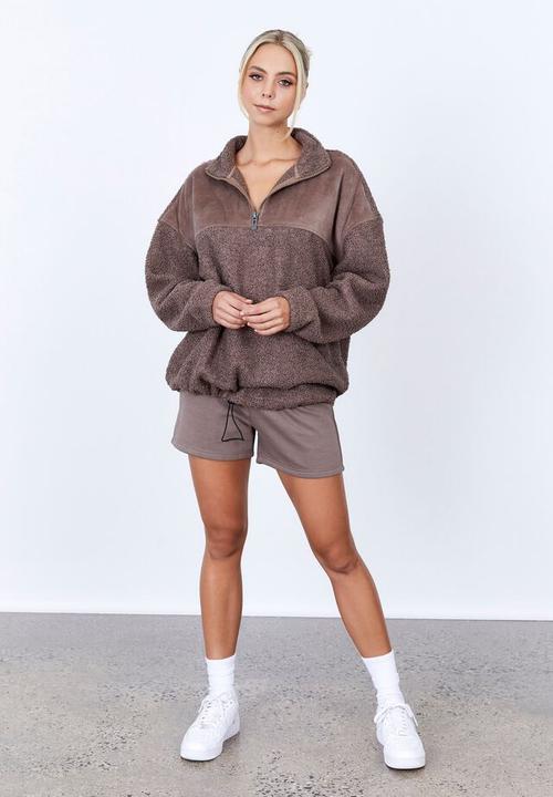 Factorie - Teddy pullover - burnt iron