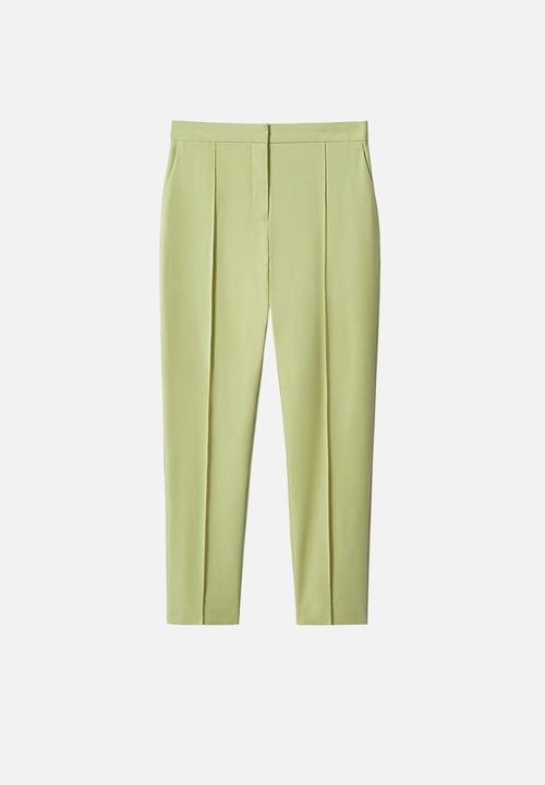 MANGO - Trousers tempito - lime