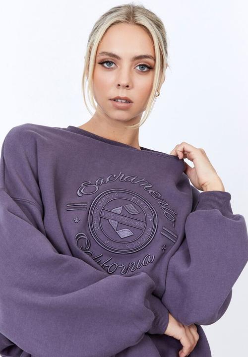 Factorie - Slouchy premium graphic crew - sacramento