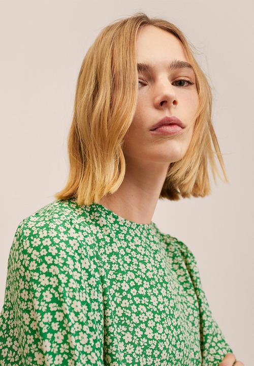 MANGO - Dress carol - green