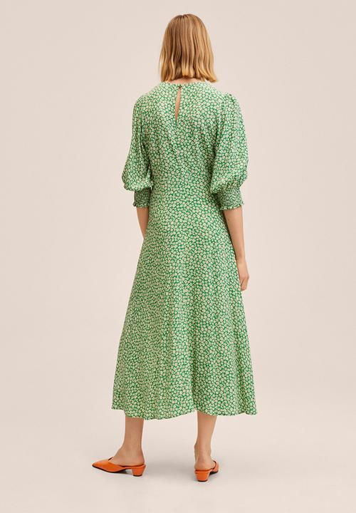 MANGO - Dress carol - green