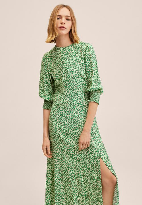 MANGO - Dress carol - green