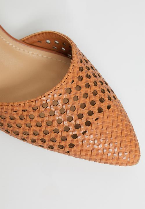 Superbalist - Sam closed block heel - tan
