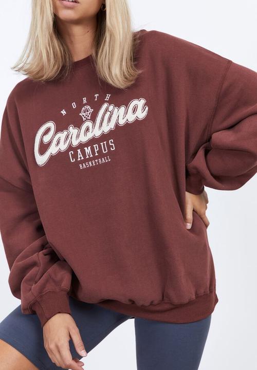 Factorie - Slouchy premium graphic crew - andorra/carolina