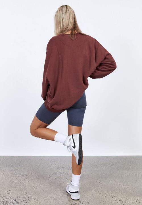 Factorie - Slouchy premium graphic crew - andorra/carolina