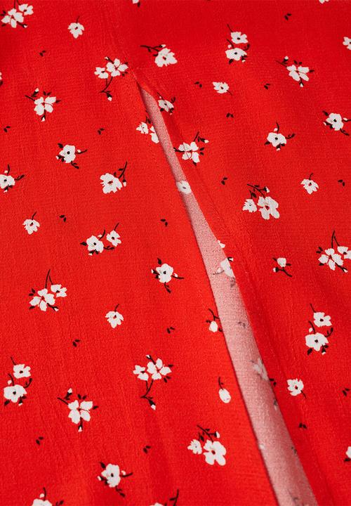 MANGO - Dress carol - red