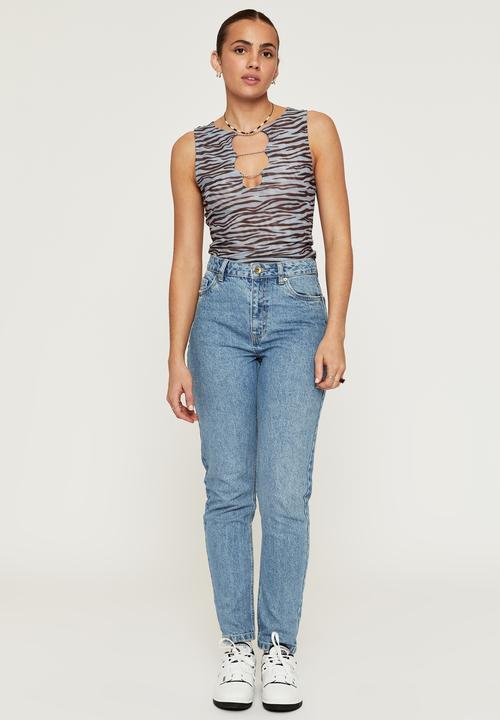 Supré  - Classic mom denim jean - bay blue