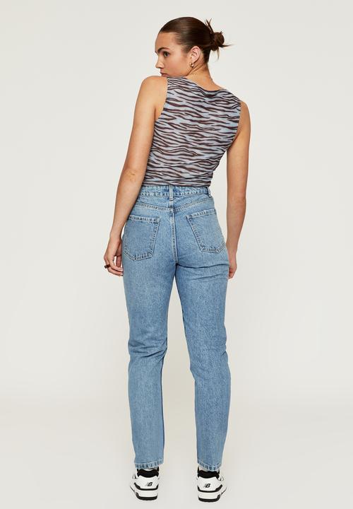 Supré  - Classic mom denim jean - bay blue